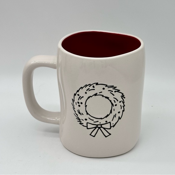 Rae Dunn MERRY CHRISTMAS Double Sided Ceramic Christmas Coffee Tea Mug - Picture 4 of 6